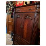 Cherrywood Gentlemans chest with matching night stand