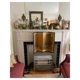 Asian Folding Screen and Dearborn Gas space Heater