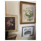 Artwork throughout home