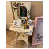 Childs Pansy Table, Frame and Lap Tray