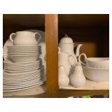 Leed White Porcelain Dishes and Serving Pieces