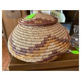 Collection of large woven baskets
