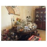 Wall art, glassware, albums