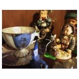 Hummels and collectable cup and saucer