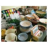 Bowls, cups, serving pieces
