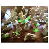 Pegasus and unicorn figurines
