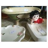 Betty Boop and other soap dishes