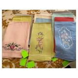 Embroidered Linens and Towels