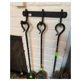Wrought Iron Fireplace set