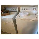 Whirlpool Super Capacity Plus Washer and Dryer, electric