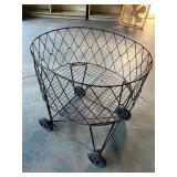 Antique unusual shaped shopping basket