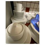 Gourmet Collection by Oneida, white dishes