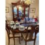 Thomasville Mahogany Dining Table with two Arm chairs, four side chairs, two leafs