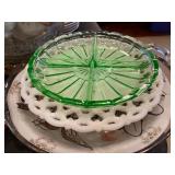 Green Depression Glass, Mike Glass