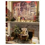 Wicker Sleigh, Sheet Music, Artwork 3 x 5 of the Modern Roma by Giovanni Paolo Panini