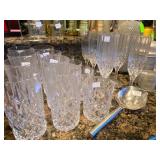 Crystal Stemware, Tumbler and Rock Glasses