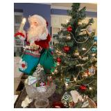 Thomas Kinkade Christmas Tree, Mechanical Santa