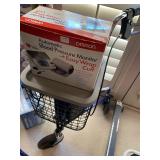 2 wheel walker, automatic blood pressure monitor
