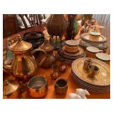 Copper Tea and Coffee Pot, Casual Victoria Beale China Renaissance # 9051