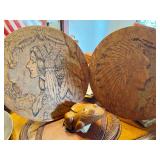 Antique Carved Indian images by Flemish Art Co. New York and Brooklyn, 1900s