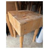 Butcher Block Table