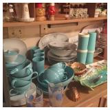 Turquoise "TexanWare" made here in Dallas