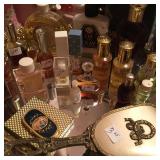 Ladies perfume, hand mirror