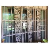 Wrought iron burgler bars