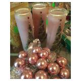 Christmas candles and decorations