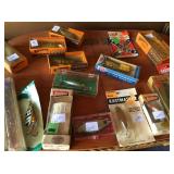 Assorted fishing lures