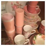 Pink dinnerware, Desert Rose