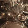 Silver plate serving pieces