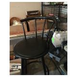 Black barstool