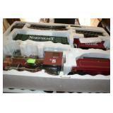 Large gage, die-cast electric train set