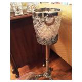 Crystal ice bucket