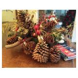 Pine cone arrangement