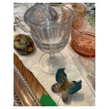 Antique goblet Nova Scotia Ribbon and Star