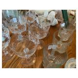 Crystal Rock Glasses from Italy