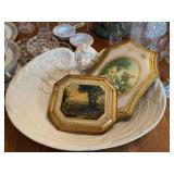 Gold tone mini plaques made in Italy