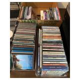 2 linear feet of CDs and DVDs