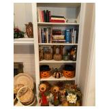 4 linear feet of books and other cute decoratives
