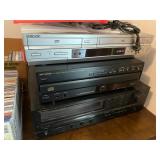 Electronics, Sony DVD, Optimus receiver and CD player