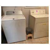 Maytap Bravos washer, model MVWX500XW1 and Kenmore dryer, 80 series, heavy duty super capacity