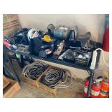 Grinder, Vice, Air Compressor, Skill Saws, Sanders, Drills