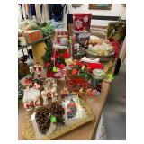 Assortment of Christmas from vintage to modern