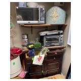 Microwave, Toaster Oven, hot plate