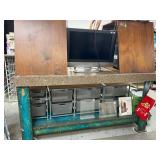 Custom made workbenchtable for painting with formica top