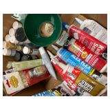 More supplies, Liquid Nails, Caulk, etc.
