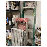 Various sizes of ladders