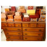 Assortment of High Quality Cigar Boxes and beautiful Maple Chest